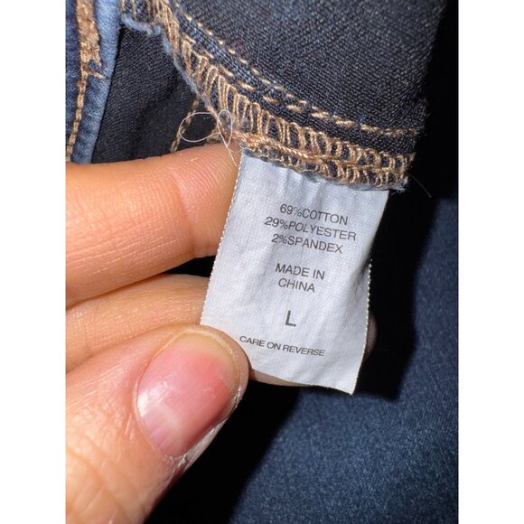 Soho New York & Company High Waist Pull-On Denim Leggings Large Jeggings‎ Jeans - Picture 6 of 7